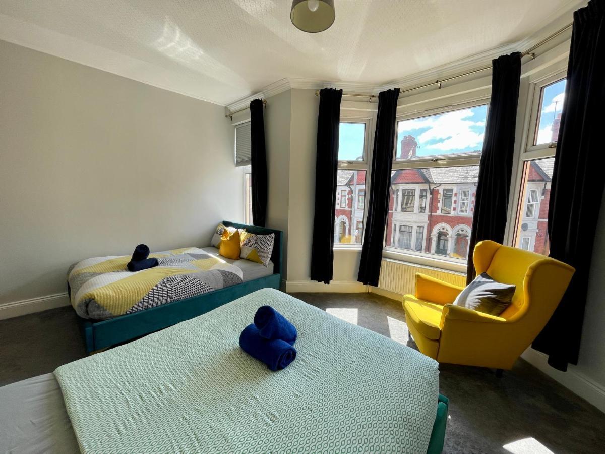 קארדיף Edwardian City Centre House For Big Groups, Offroad Parking & Hot Tub! מראה חיצוני תמונה