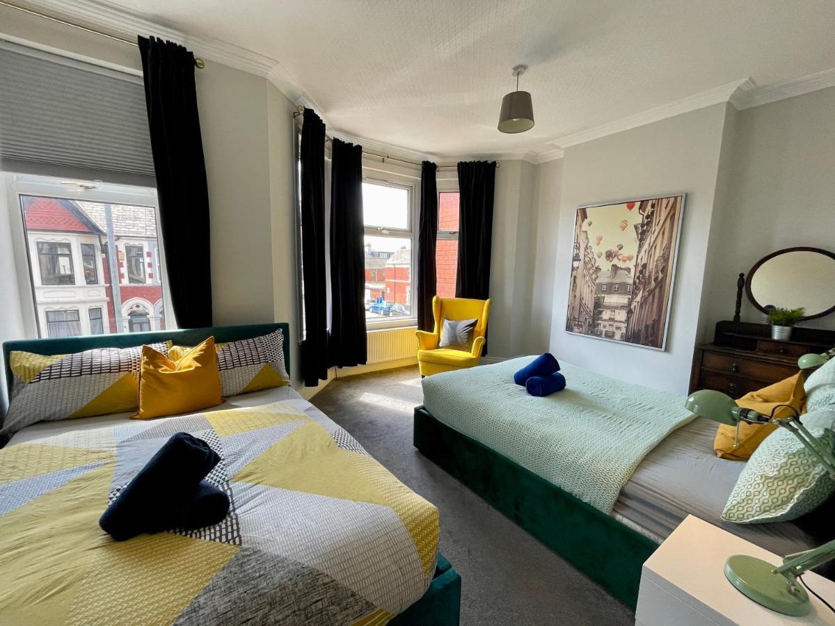 קארדיף Edwardian City Centre House For Big Groups, Offroad Parking & Hot Tub! מראה חיצוני תמונה